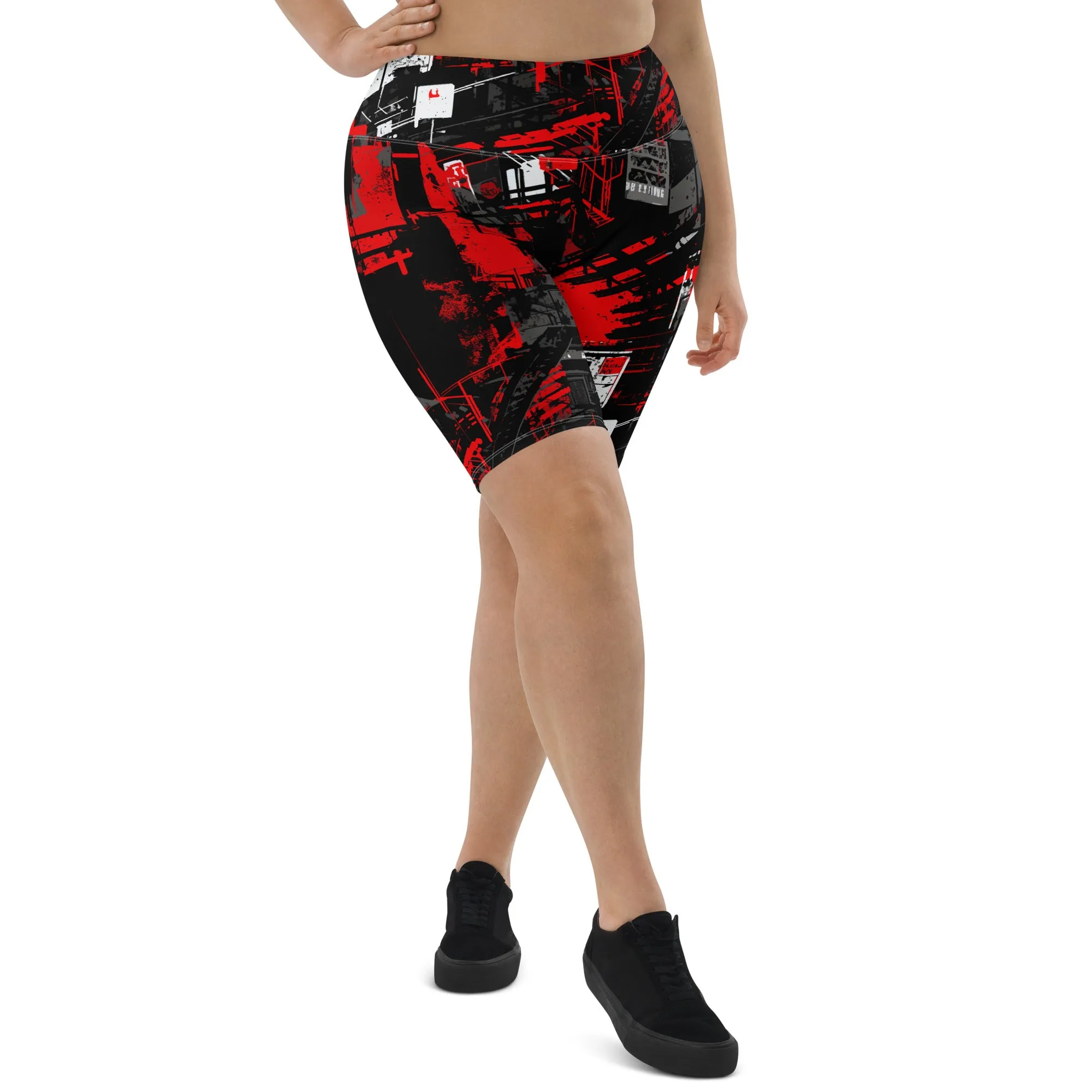 Urban Chic: Women's Mile After Mile Biker Shorts - Urban Decay 001