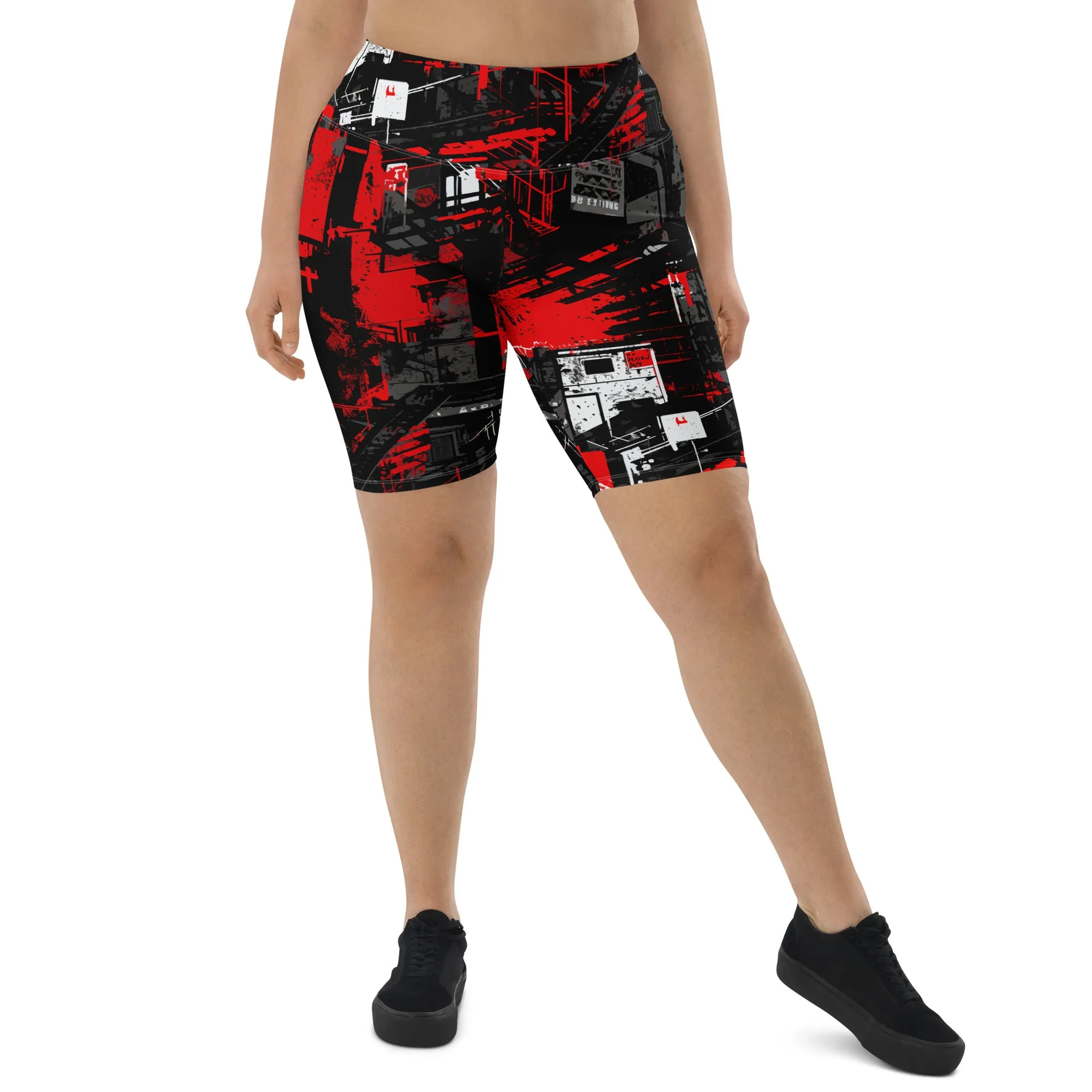 Urban Chic: Women's Mile After Mile Biker Shorts - Urban Decay 001