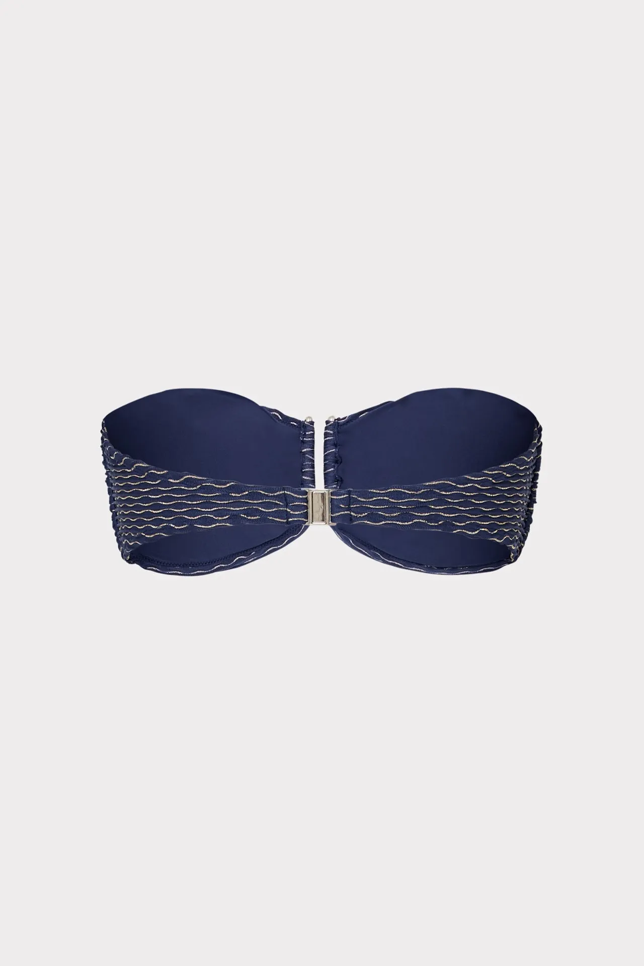 Verone Texture Waves Bandeau Top