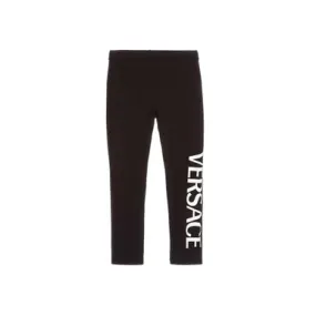 Versace Girls Leggings With Logo 