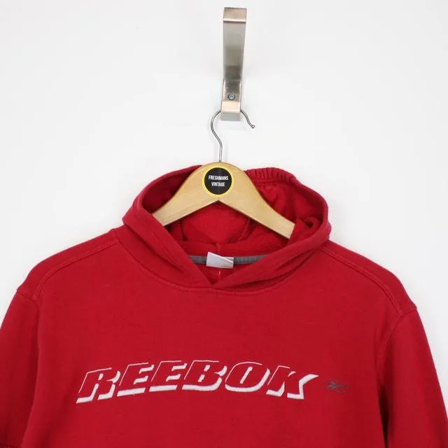 Vintage Reebok Pullover Spellout Hoodie Kid's XL