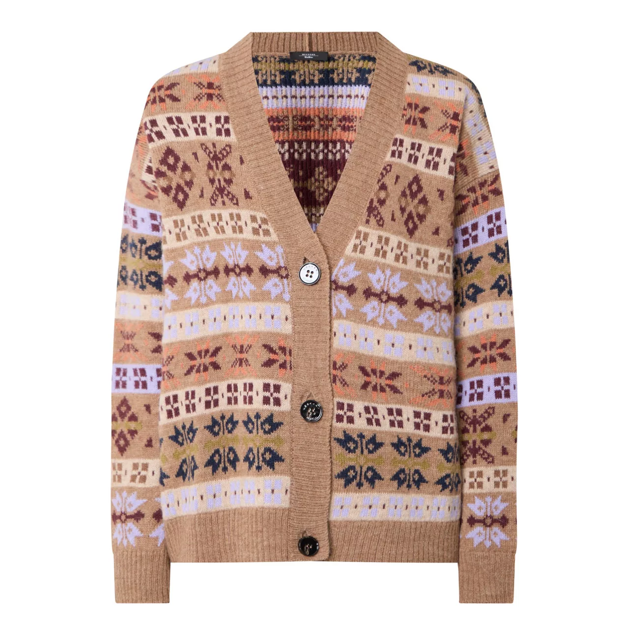 WEEKEND MAX MARA Eccelso Patterned Cardigan - Multi