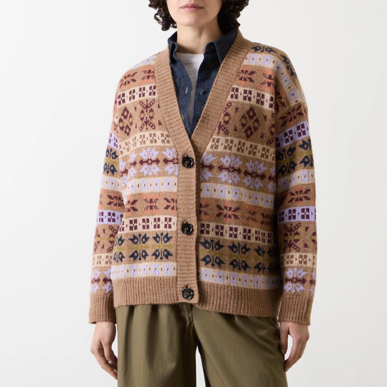 WEEKEND MAX MARA Eccelso Patterned Cardigan - Multi