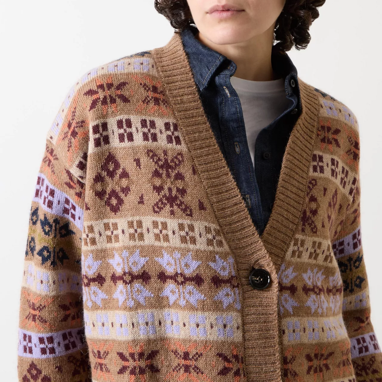 WEEKEND MAX MARA Eccelso Patterned Cardigan - Multi