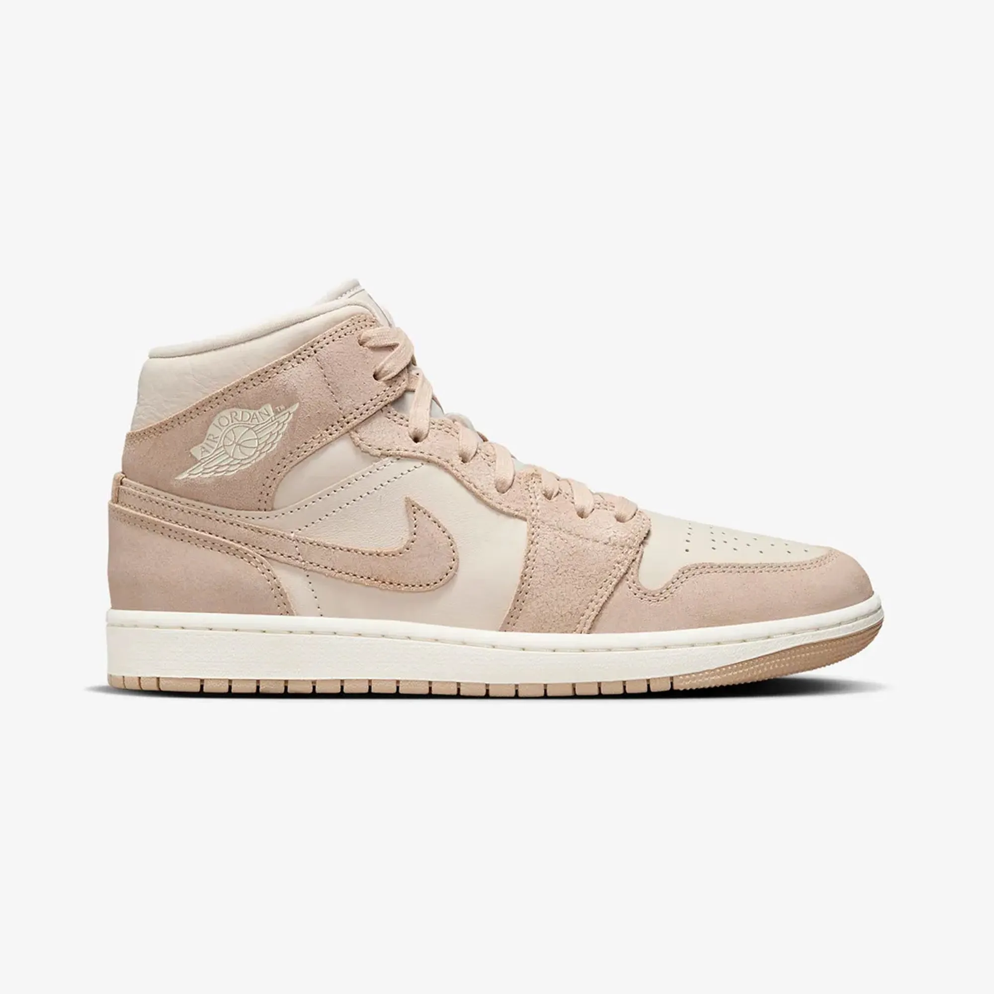 WMN'S AIR JORDAN 1 MID SE 'LEGEND LT BROWN/LEGEND MD BROWN-SAIL'