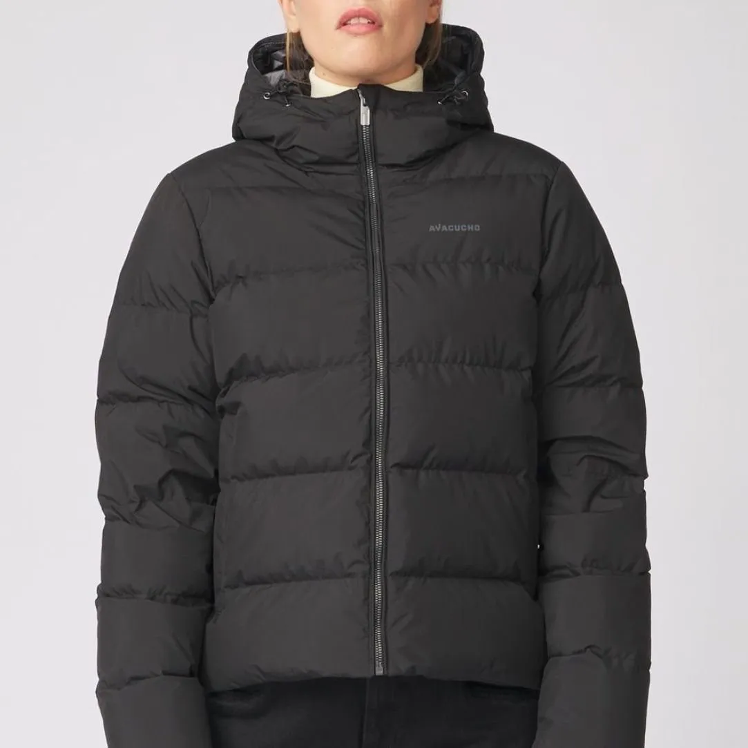 Womens Aarhus Recycled Cropped Hoody Down Jacket