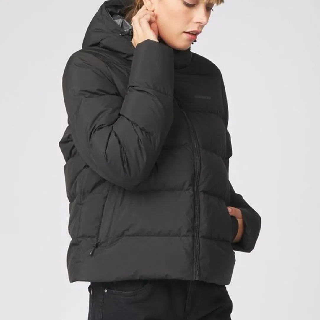 Womens Aarhus Recycled Cropped Hoody Down Jacket