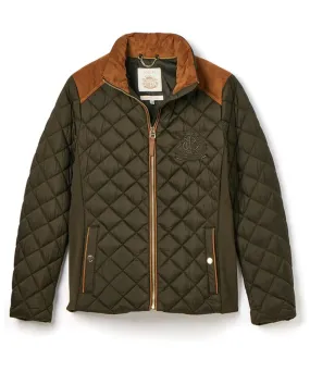 Women's Joules Braemar Luxe Showerproof Quilted Jacket