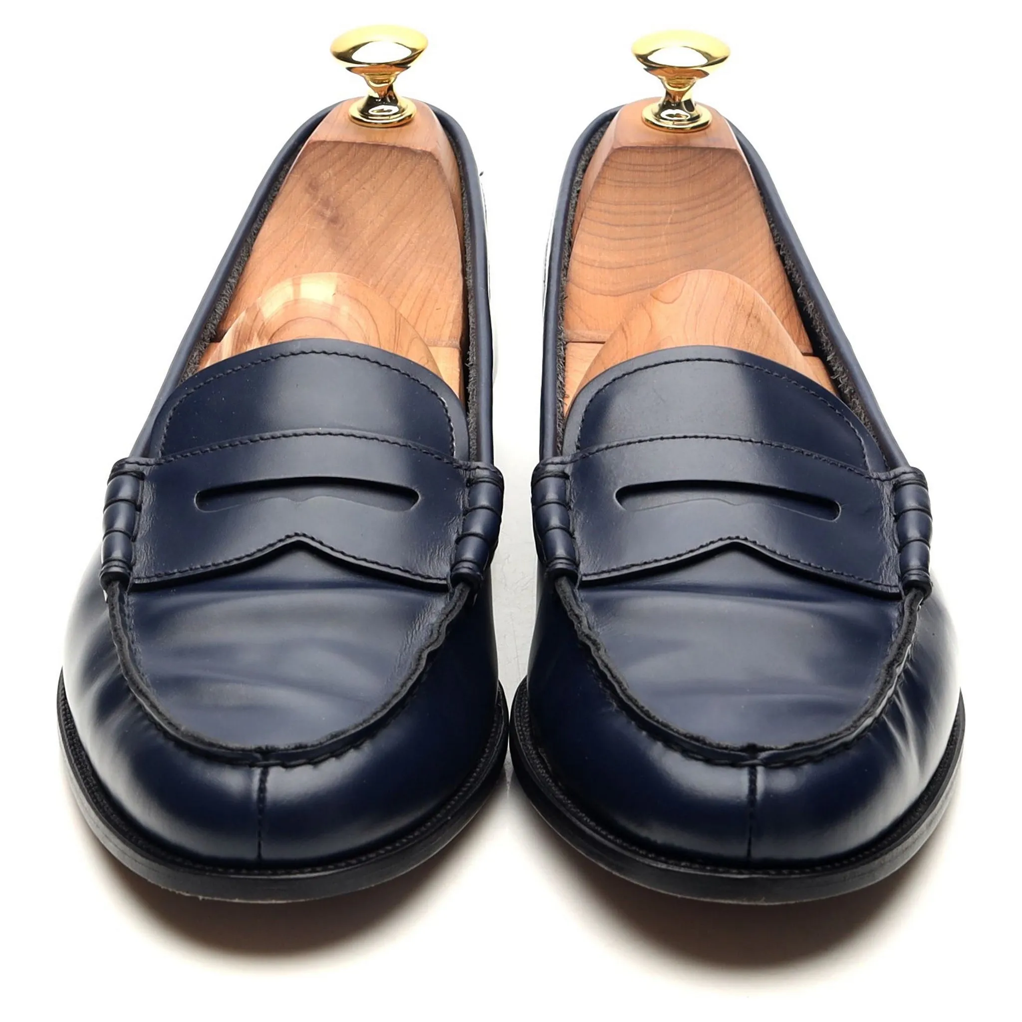 Women's 'Kara 2' Blue Leather Loafers UK 8 EU 41