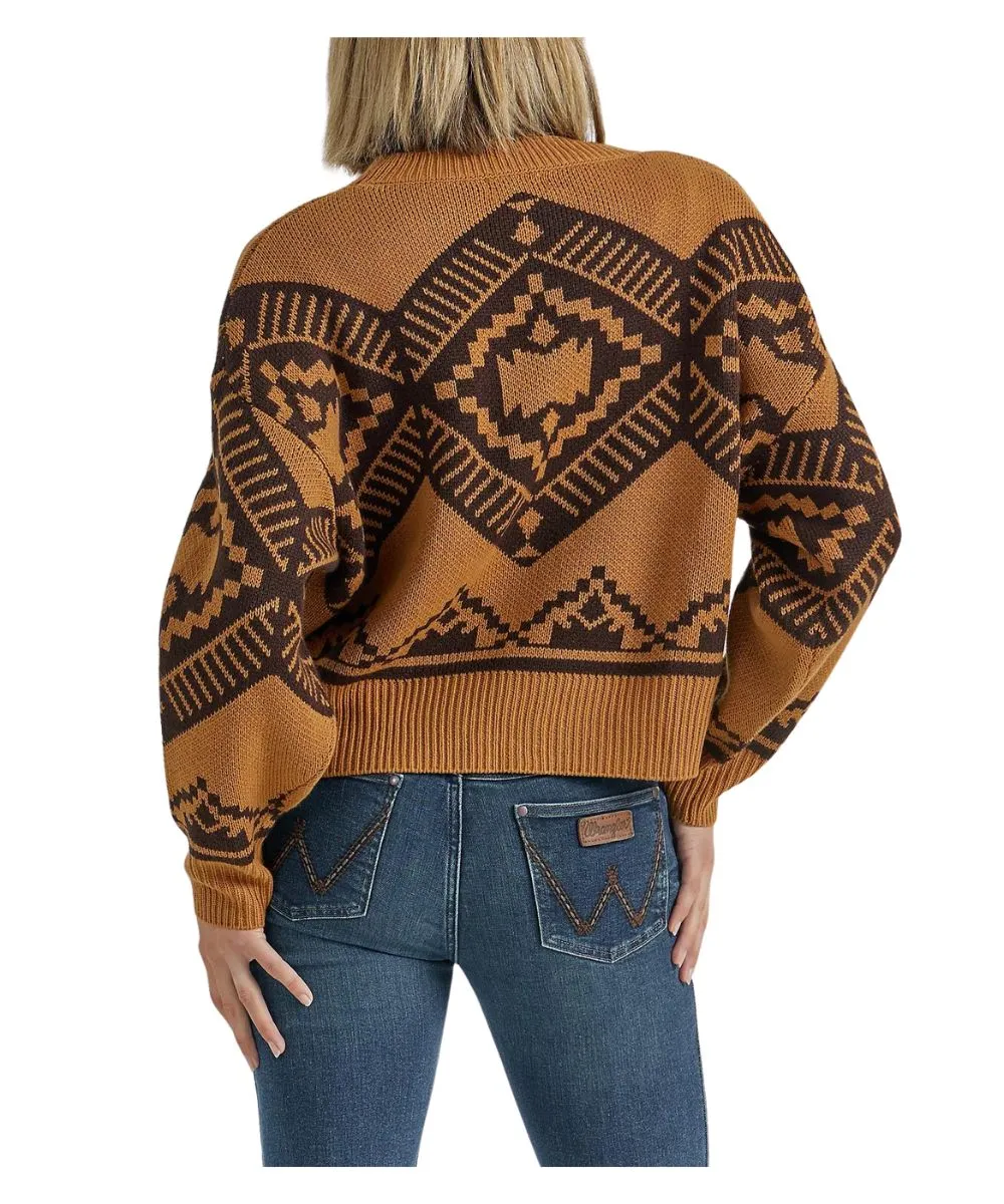 Wrangler Women's Retro Southwestern Sweater