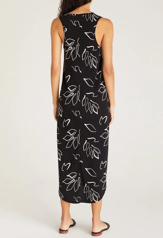 Z Supply - Reverie Abstract Dress Black