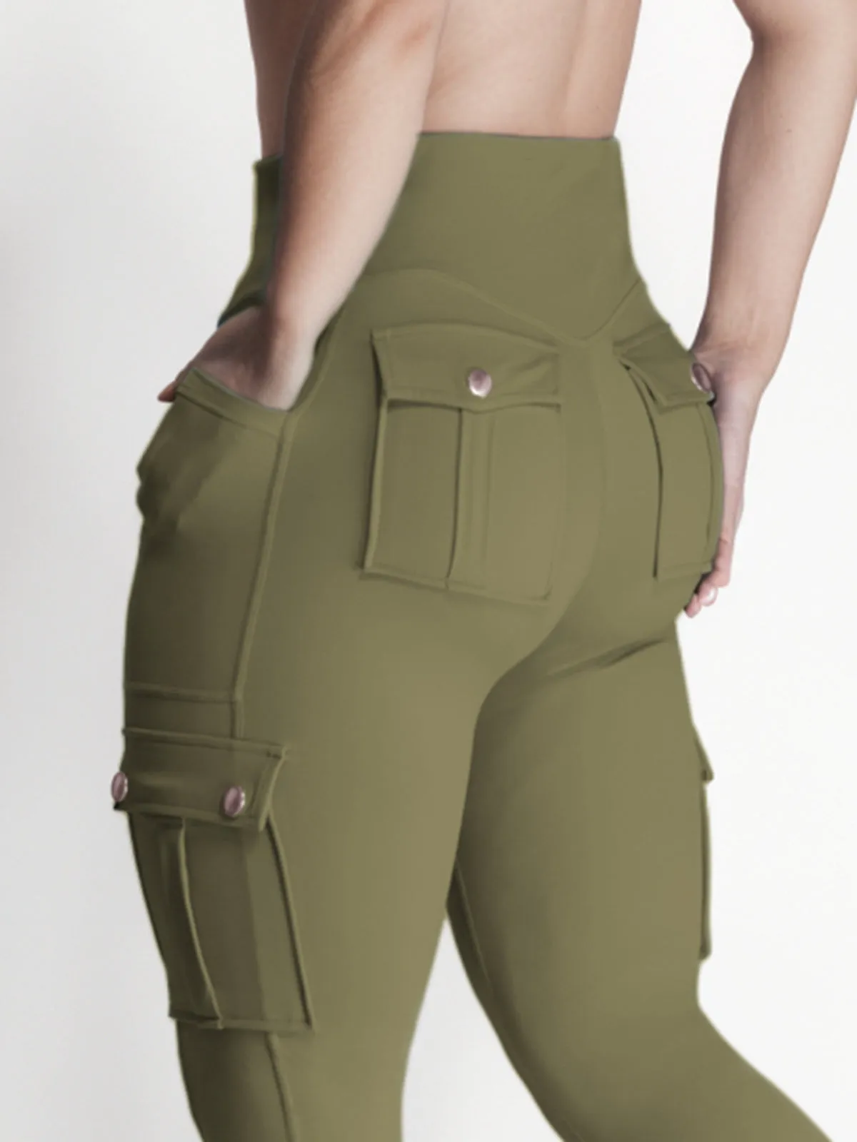 ZASUWA Female Pocket Cargo Style Leggings